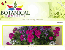 Tablet Screenshot of botanicalconceptsofverobeach.com